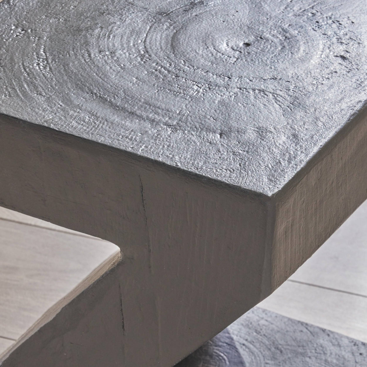 16 in. Light Gray Concrete Accent Table K72709