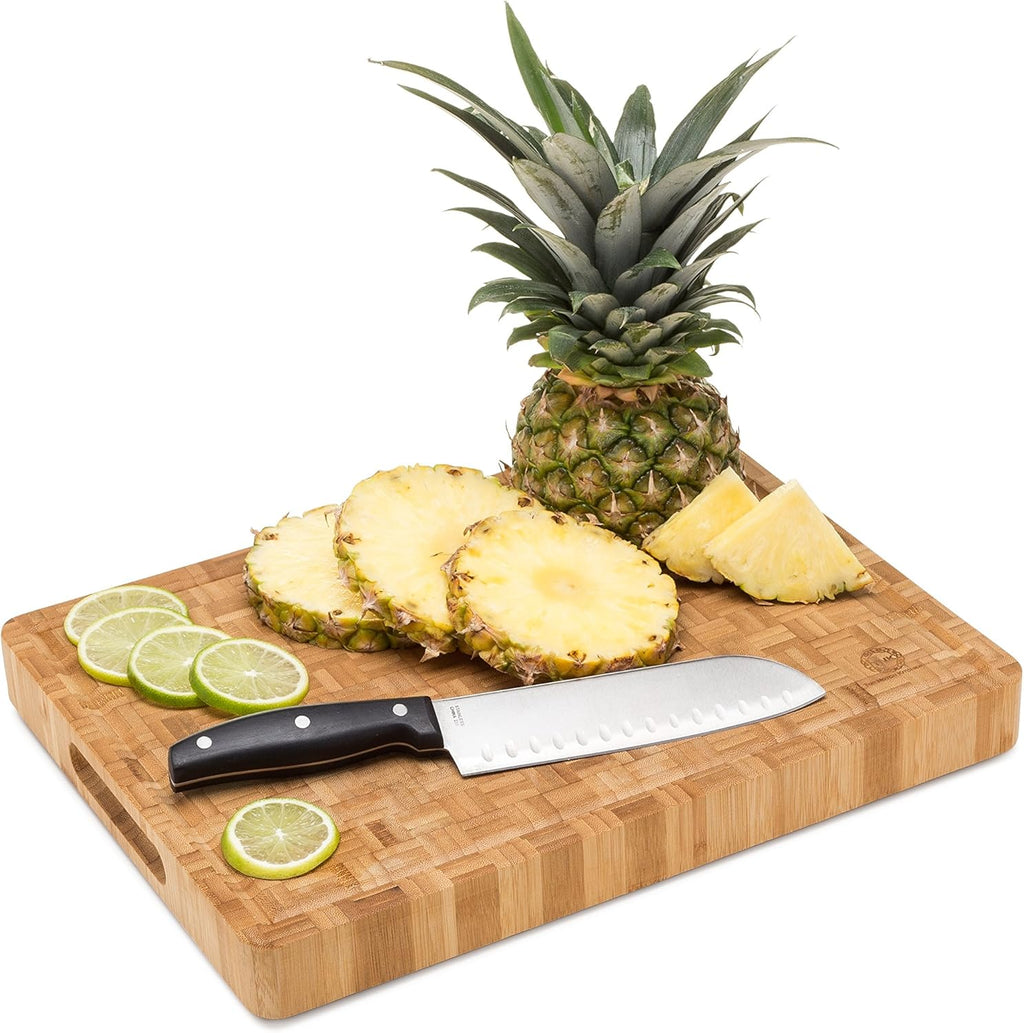 End Grain Bamboo Cutting Board, Extra Large, Pack of 2 R84118