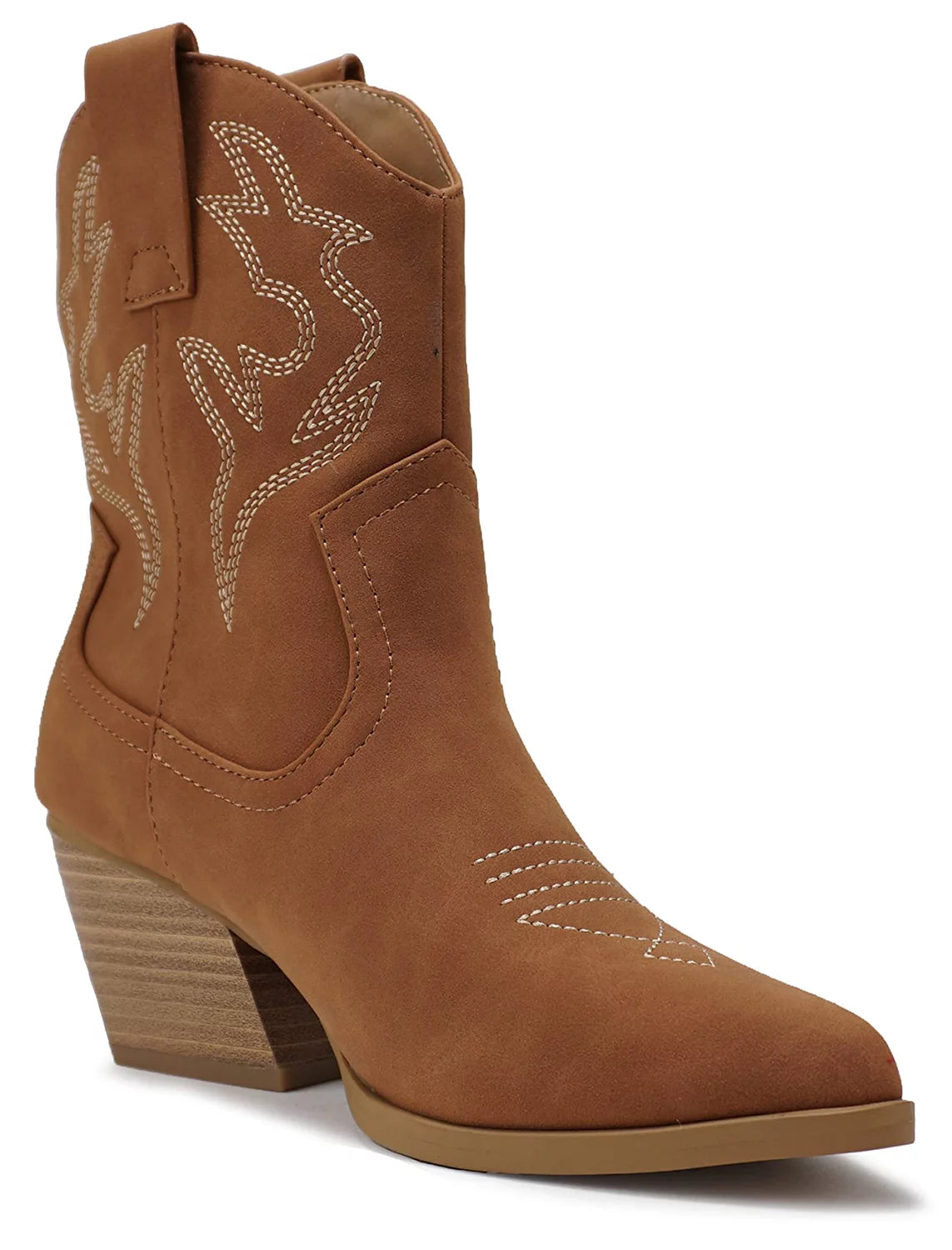Brown Western Ankle Boots G239