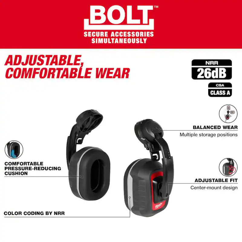 Earmuffs with Noise Reduction Rating of 26 dB Z420246