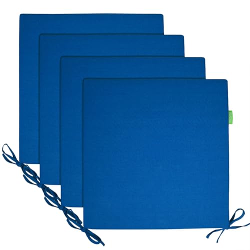 Outdoor Chair Cushions Set of 2 with Ties Water Repellant Fade Resistant I643341