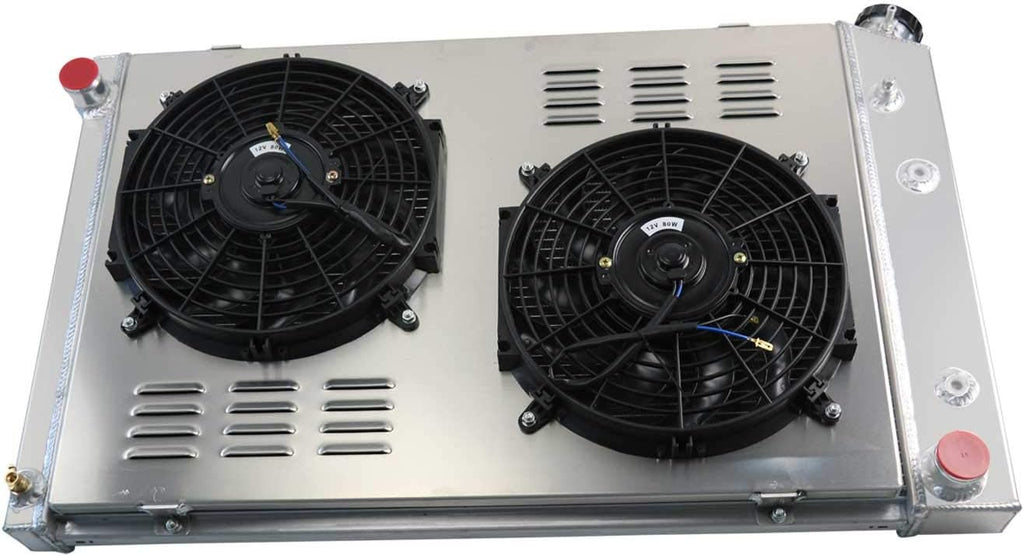 Aluminum Radiator with Shroud and 2x12'' Fan with Thermostat U359210