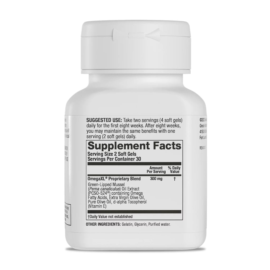 Green-Lipped Mussel Oil 60 Softgels Q924