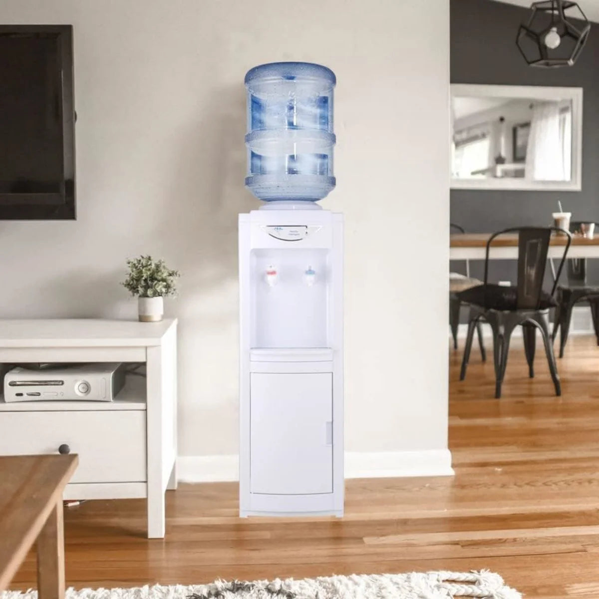 Hot & Cool Top Loading Water Cooler Dispenser with Child Safety Lock D54487
