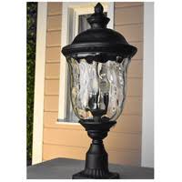 Bronze 3-Light Outdoor Hanging Lantern B174770