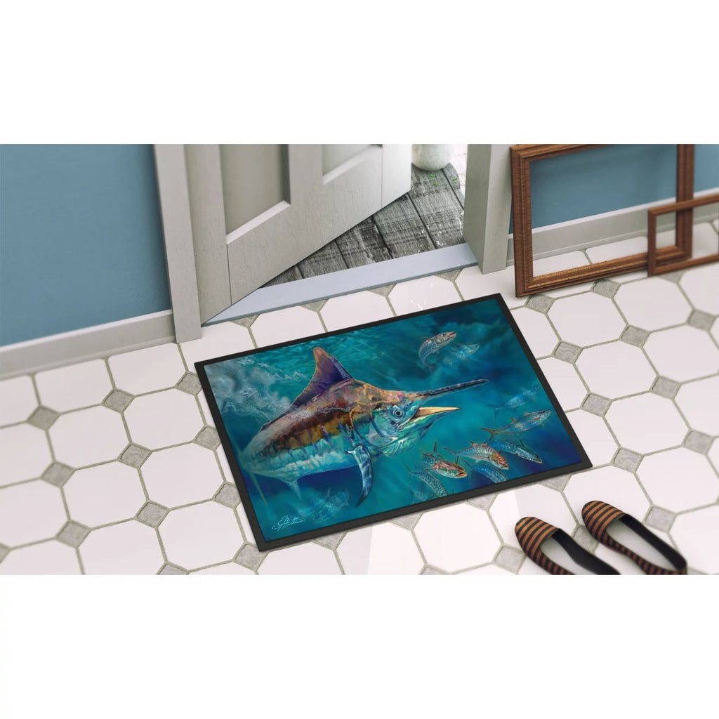 Black Marlin Indoor or Outdoor Mat 24x36 A257496