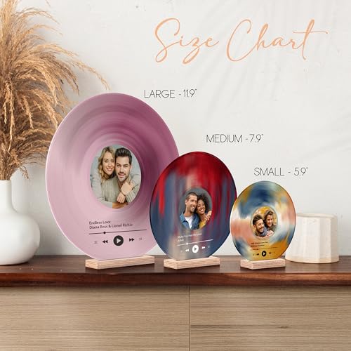 Decorative Vinyl Record with Custom Photo N493