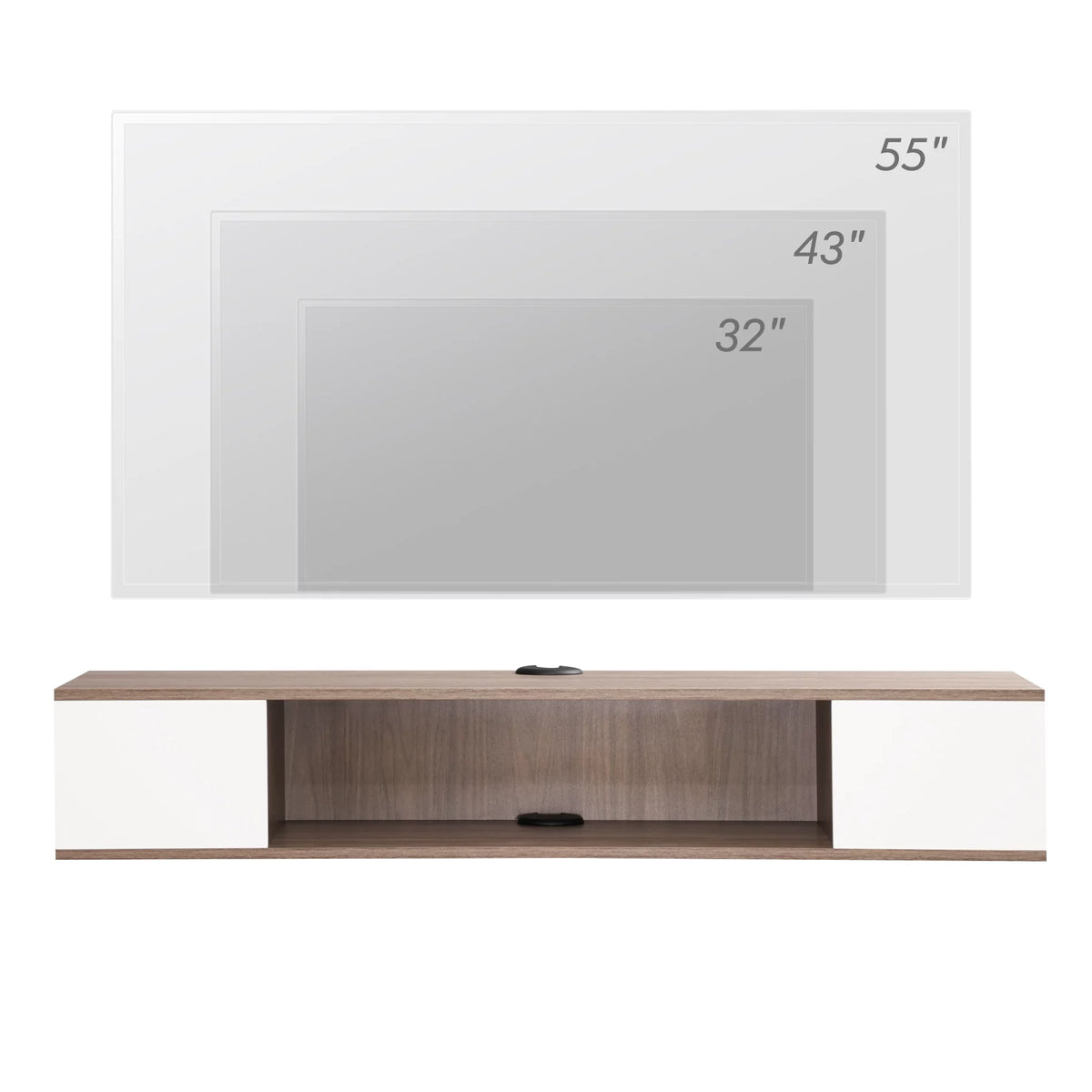 White Floating TV Stand K97932
