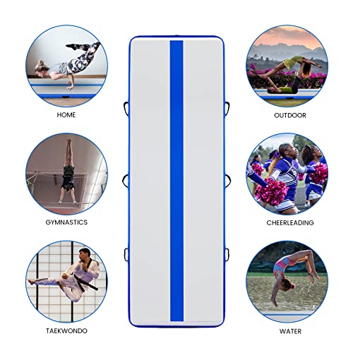 Inflatable Gymnastics Mat 10ft/13ft 4in Thick with Electric Pump W405