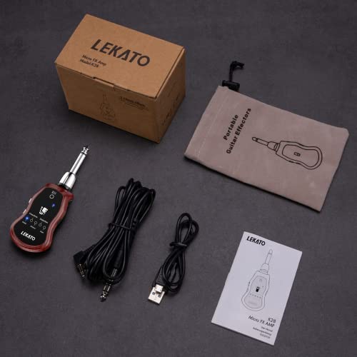 Guitar Headphone Amp for Electric Guitar and Bass with 5 Effects V7697