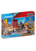 Mini Excavator with Building Section U5433