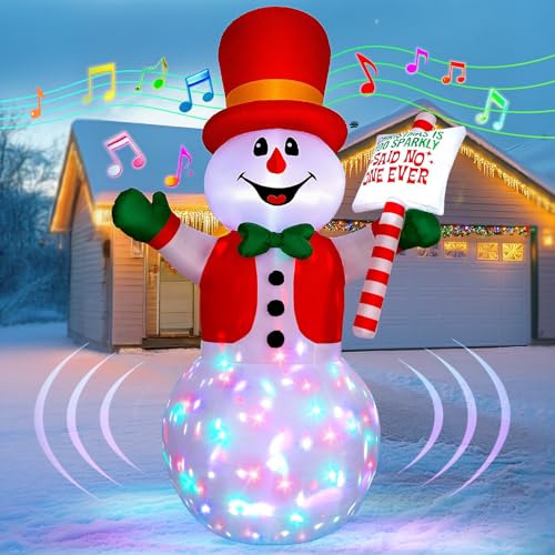 8FT LED-lit Inflatable Santa Claus Decoration G65091