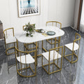 7 Piece Dining Table and Chairs Set V42677