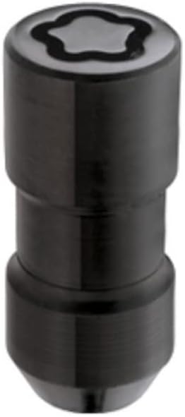 Wheel Lock Nut Set, 4 Pack, Cone Seat, M14 x 1.5, 21mm & 22mm Dual Hex, Black H9132