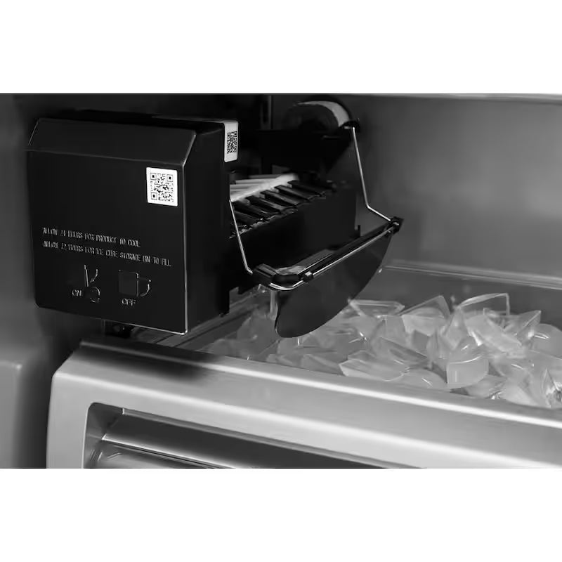 42 in. 25.5 cu. ft. Side-by-Side Refrigerator in Stainless Steel T89701
