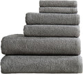 Light Grey Set of 4 Cotton Quick-Dry Bath Towels C2325