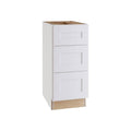 Plywood Shaker 3 Drawer Base Kitchen Cabinet Soft Close Drawers R350583