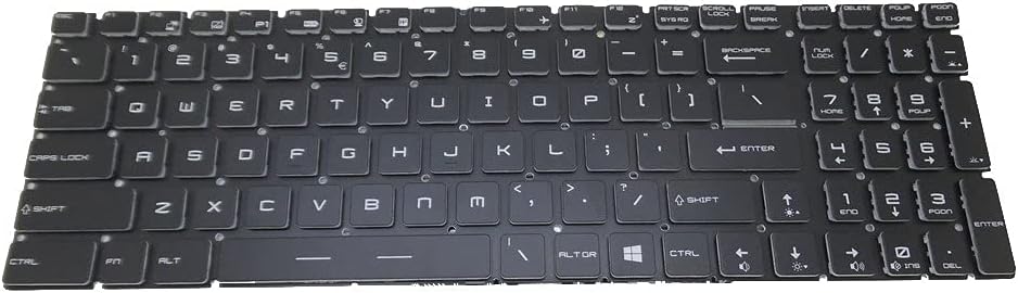 Laptop Keyboard with Crystal Keycap and Backlit W97033