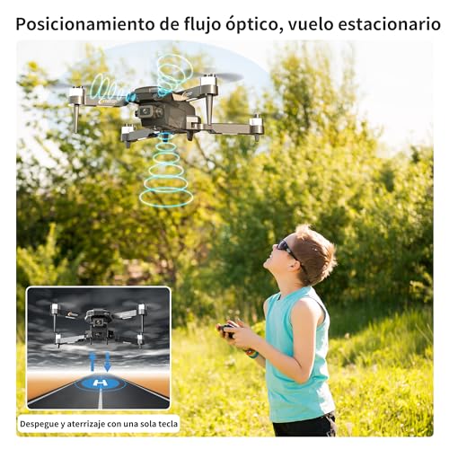 Drone with 2.4" Screen, Brushless Motor FPV Drone with Camera, 8GB SD Card D78075