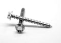 Sheet Metal Screw Hex Washer Head Low Carbon Steel Zinc Plated U29134