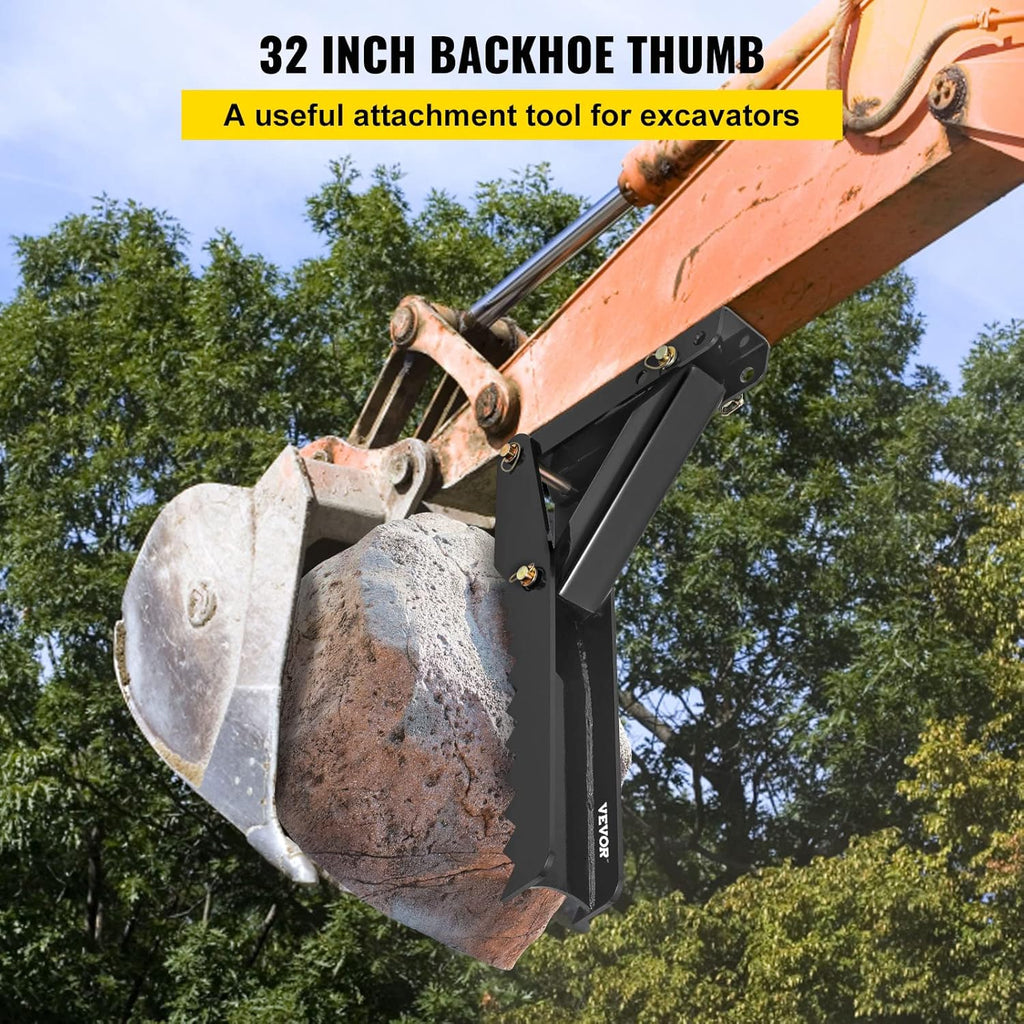 32 inch Backhoe Excavator Thumb Attachment Adjustable Weld On O18854