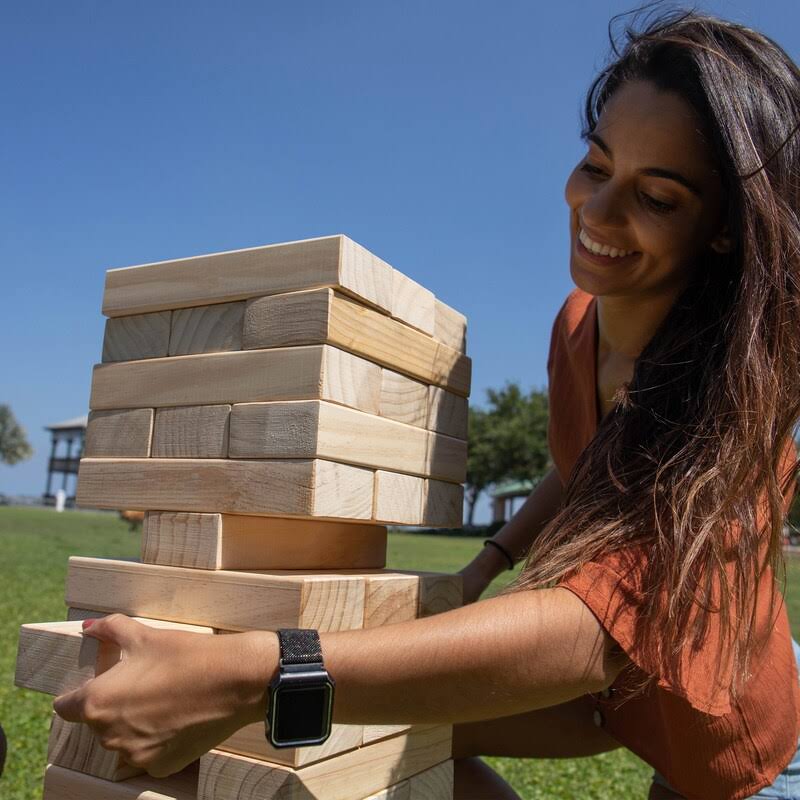 Giant Wooden Tumble Tower Game I9574