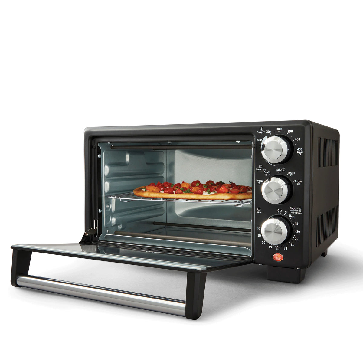 4-Slice Convection Toaster Oven, Matte Black T87067
