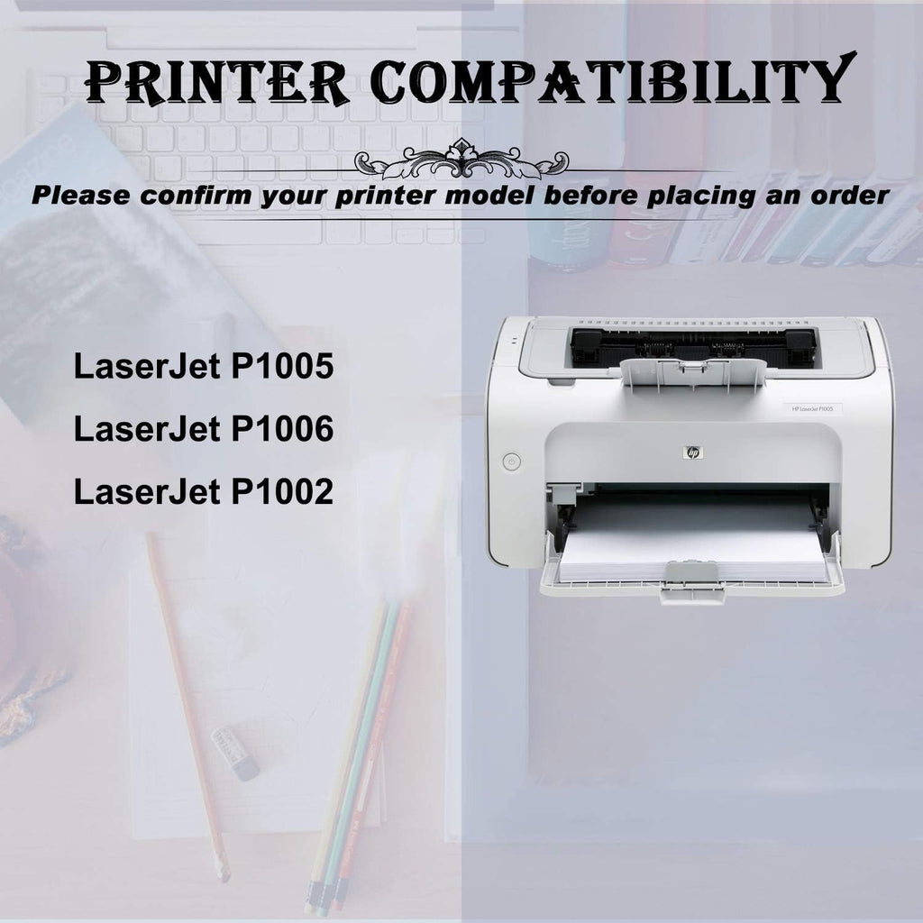 2 Pack Compatible Toner Cartridge for HP CB435A U35779