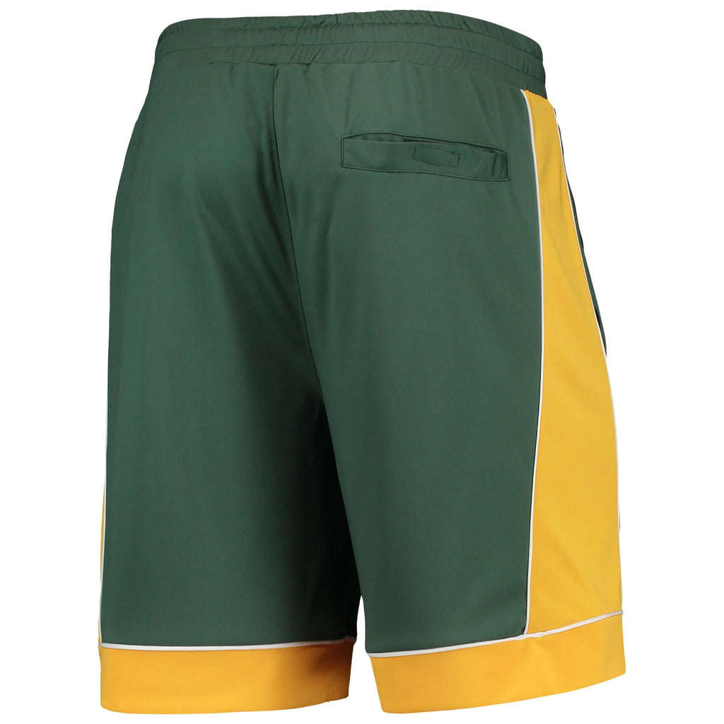Men's Green Gold Shorts W466
