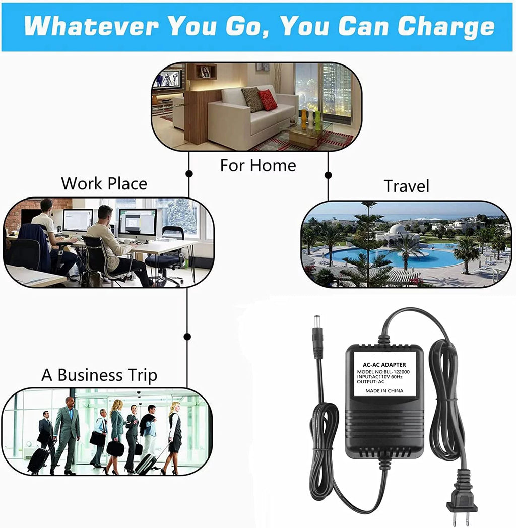 9V AC/AC Adapter U8021