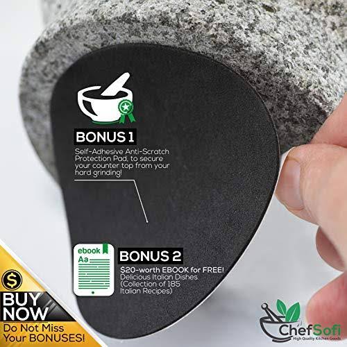 8 inch 5 Cup-Capacity Mortar and Pestle Set R3599