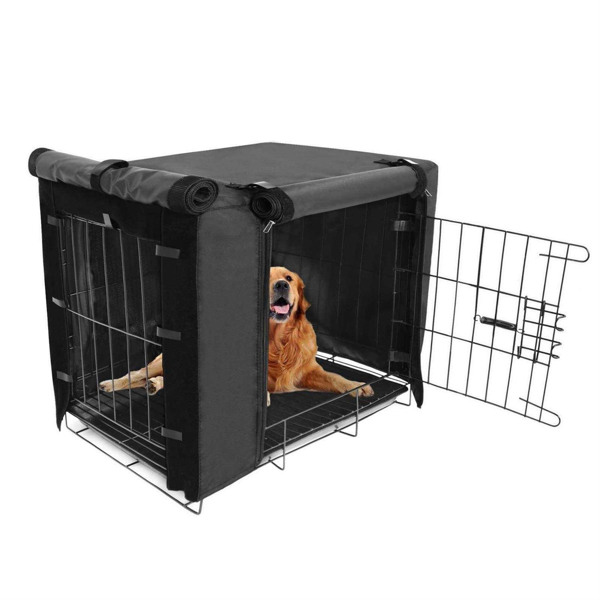Dog Crate Cover Double Door 36 42 48 inches K3835