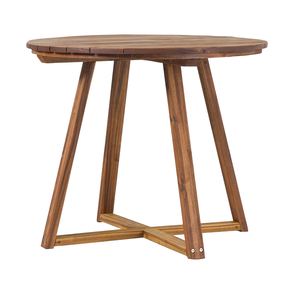 30” Solid Acacia Wood Outdoor Dining Table Q3601