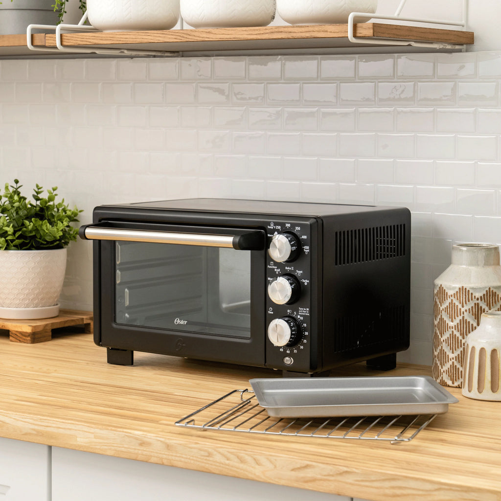 4-Slice Convection Toaster Oven, Matte Black T87067
