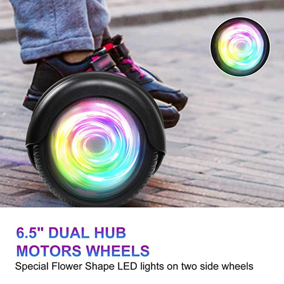 Black 6.5" Electric Self Balancing Scooter G258