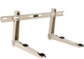 Mini Split Wall Mounting Bracket with Level, Measurement on Top Rail, Pack of 2 N9678