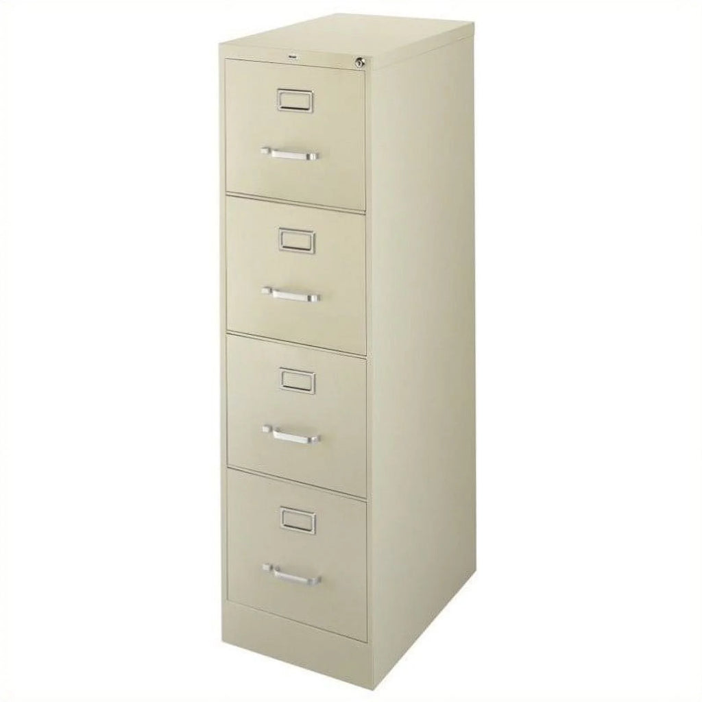 4 Drawer Filing Cabinet in Black and Putty J463