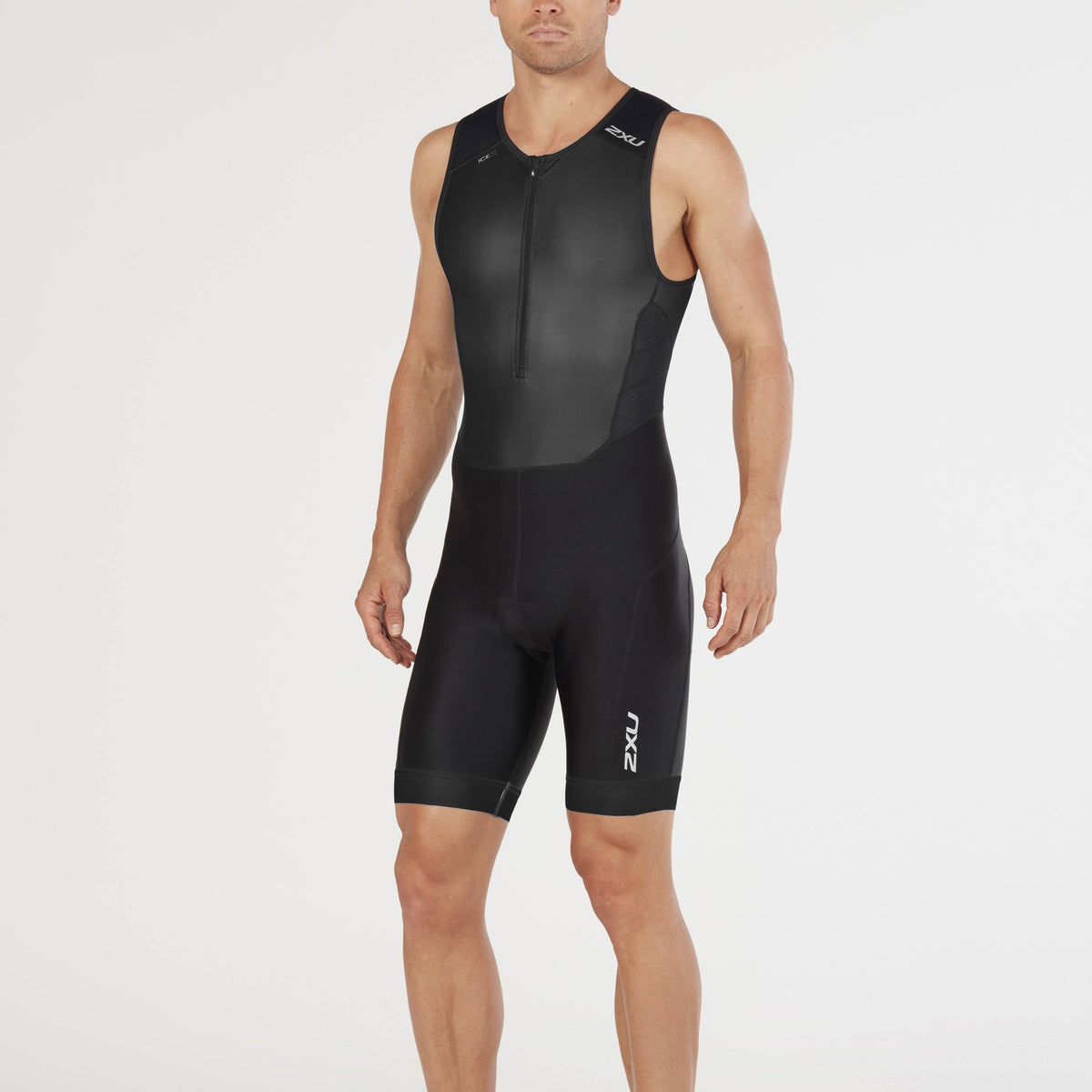 Black Front Zip Trisuit W945137