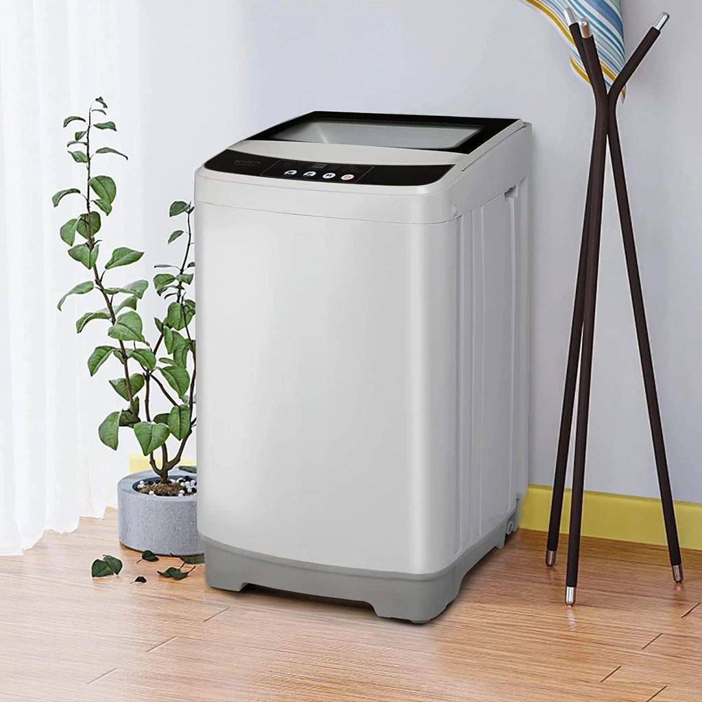 13lbs 1.32cu.ft Compact Automatic Washing Machine with Drain Pump N395