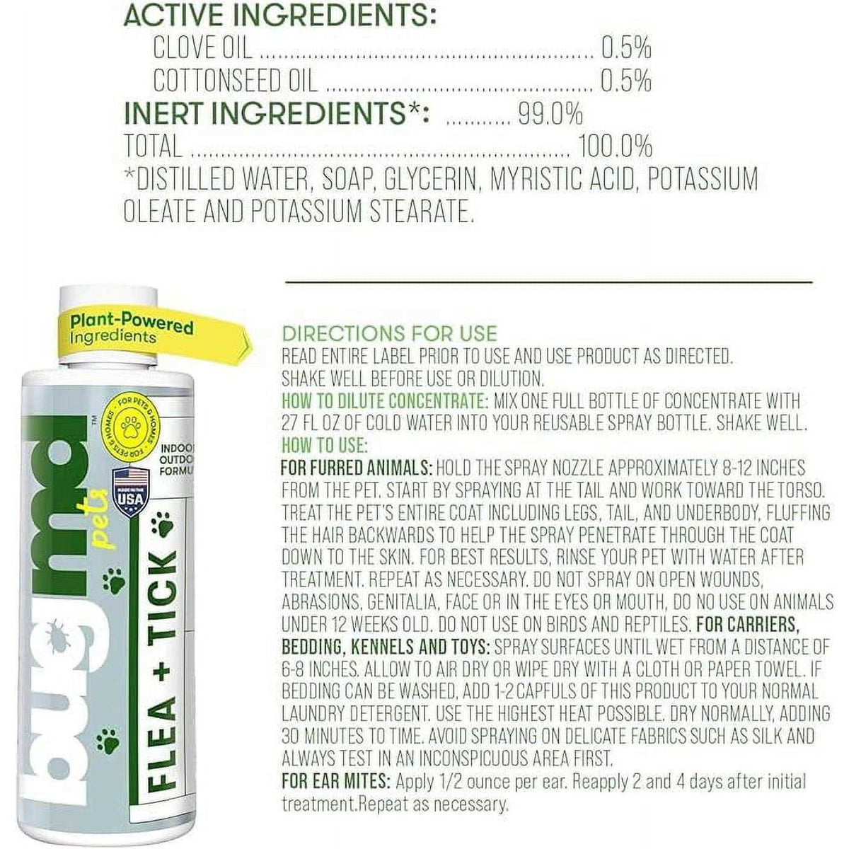 Flea and Tick Concentrate Essential Oil-Powered Formula R769