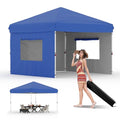 White Pop Up Canopy Tent with Roller Bag G9120