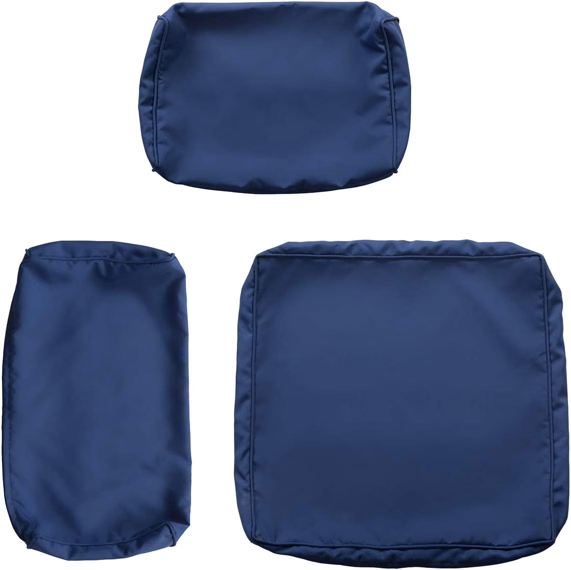 7 Pcs Outdoor Patio Wicker Sofa Chair Cushions Pillow Replacement Covers, Dark Blue Q86706