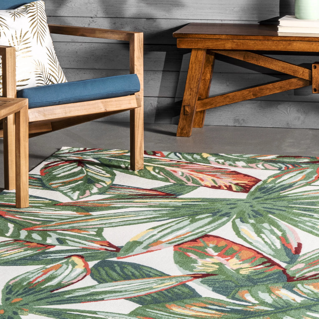 Country Floral Indoor/Outdoor Area Rug 9' x 12' D751587
