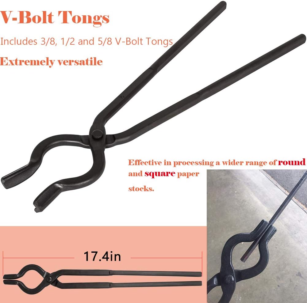 Blacksmith Forge Tongs Set 6 Pcs U1560