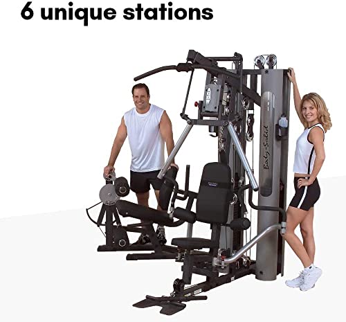 210lbs Multi-Station Gym Machine with Leg and Calf Press Attachment T128806