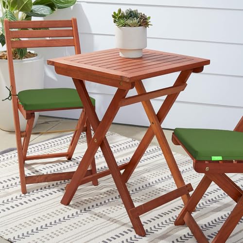 Outdoor Chair Cushions Set of 2 with Ties Water Repellant Fade Resistant I643341