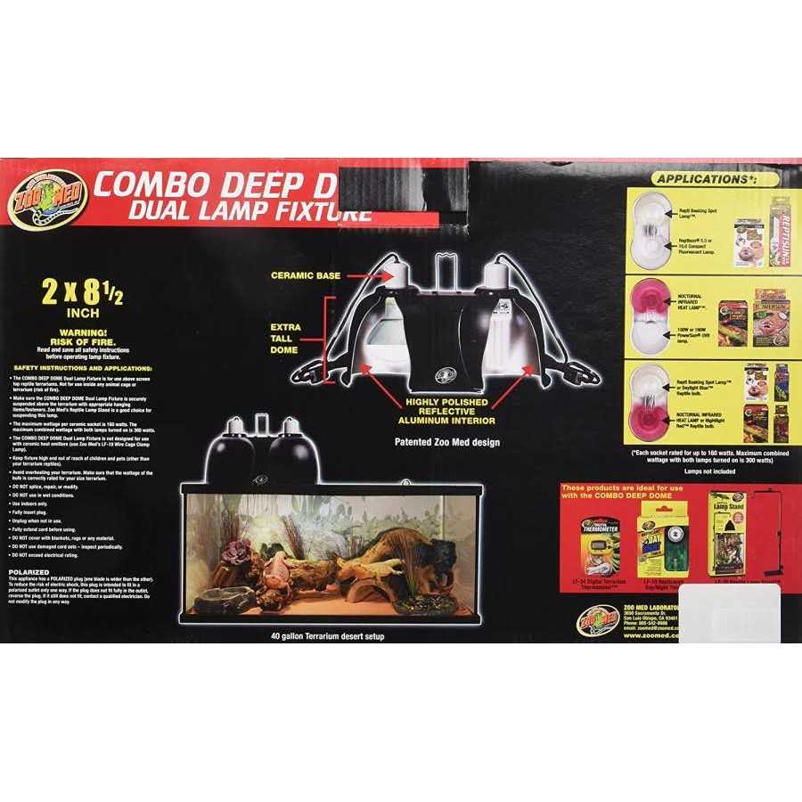 Deep Dome Dual Lamp Fixture D8795