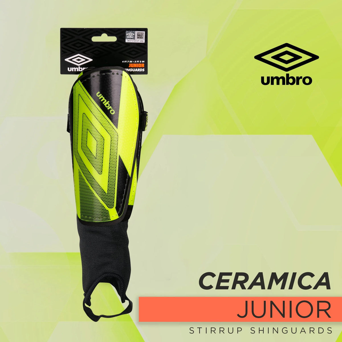 Bright Yellow Soccer Shin Guards O470