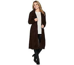Espresso Duster with Oversized Lapels S53939