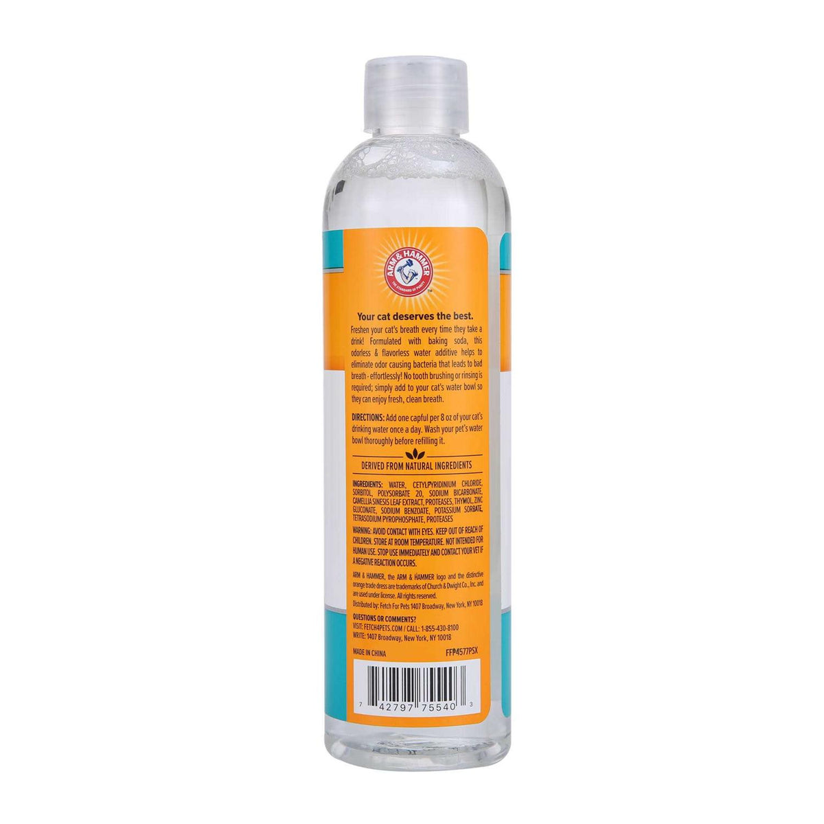 Fresh Breath Dental Water Additive for Cats H916